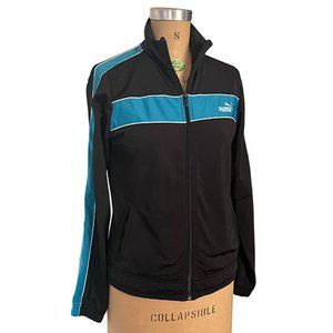 PUMA Black T7 Athletic Track Jacket